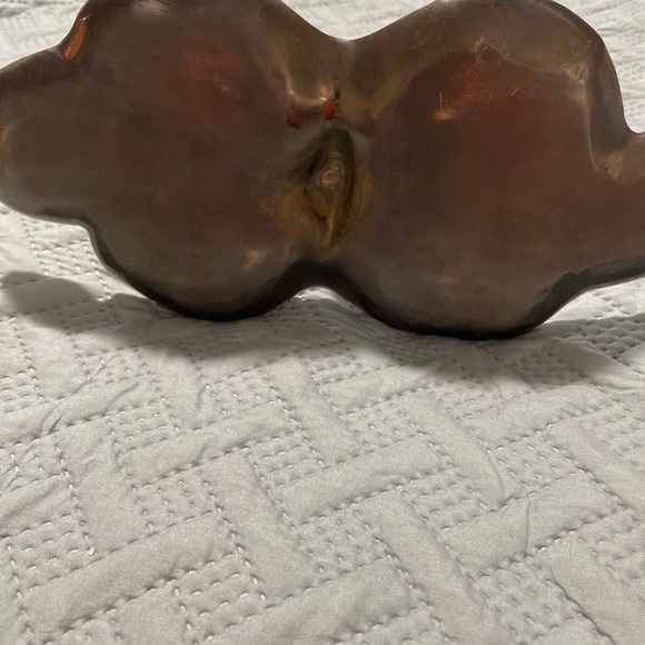 Art Nouveau Maiden Card Tray/Twin Sectioned Fruit Dish 8” - Picture 7 of 15